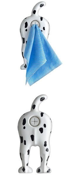 Dog End Towel Holder