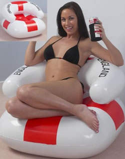 England inflatable chair