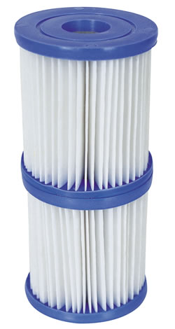 Twin Bestway filter cartridge 8 x 9 cm  for 330  gal filter pumps