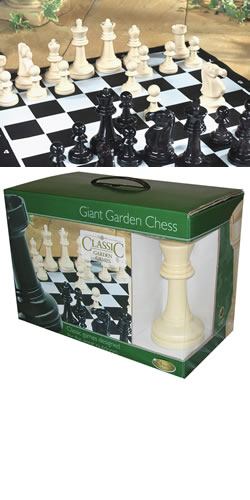Giant Chess Garden Game