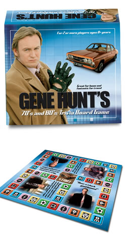 Gene Hunt 70s and 80s Trivia Board Game