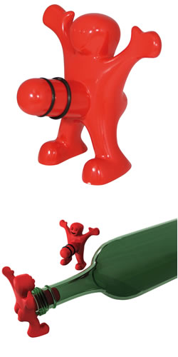 Happy Man Bottle Stopper