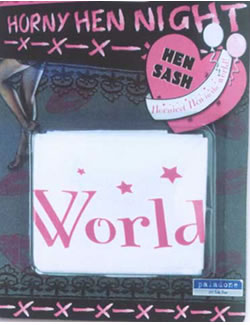 Hen Night Sash