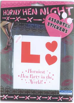 Hen Night Stickers