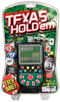 Electronic Texas Hold em Poker LCD Game