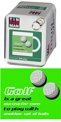 Golf Balls Mug In A Tin