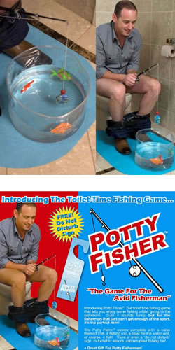 Potty Fisher Toilet Fishing Game