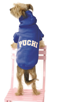 Puchi Cuddles Dog Hoodie Blue