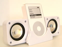 Sound Pod fold up portable travel speakers for iPod MP3