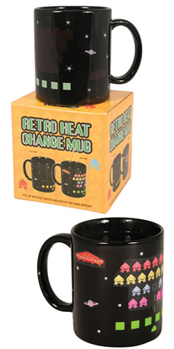 Space Intruder Heat Change Mug - Product image.