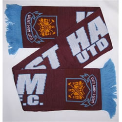 West Ham United FC Football Scarf