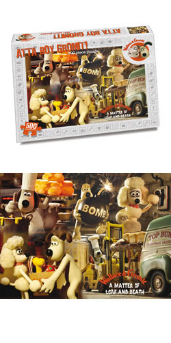 Wallace And Gromit. A Matter of Loaf and Death Jigsaw Puzzle. Atta Boy Gromit