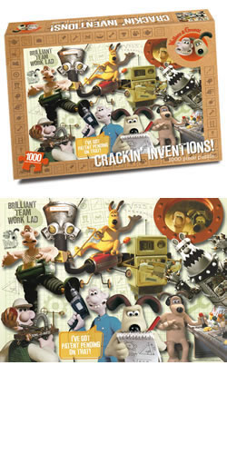 Wallace And Gromit. Crackin Inventions Jigsaw Puzzle