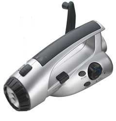 Dynamo wind up torch and radio